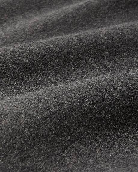 Melton Wrap Mini Skirt