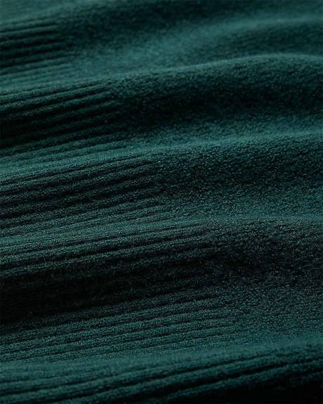 Robe Courte à Manches Longues et Col V