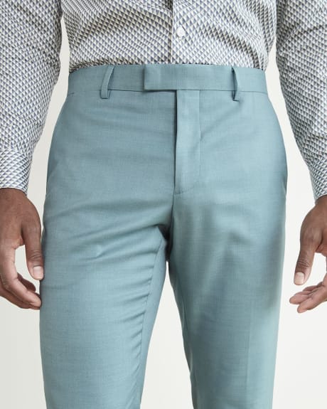 Pantalon de Complet Bleu à Coupe Étroite