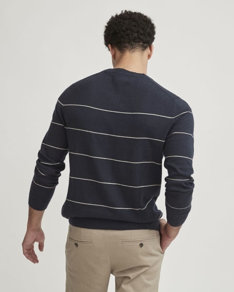Essential Striped Crew-Neck Sweater