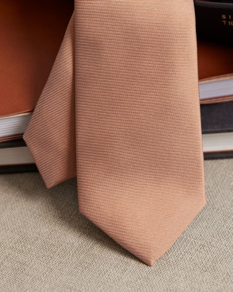 Solid Pink Skinny Tie