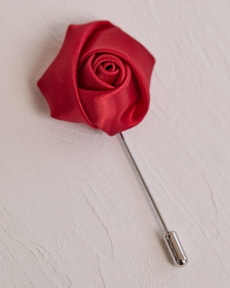 Rose Flower Lapel Pin