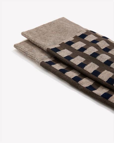 Bas à Motif Géométrique