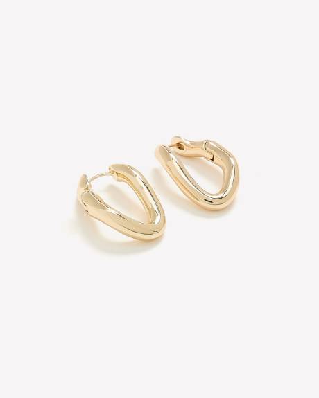 Sculptural Hoop Earrings