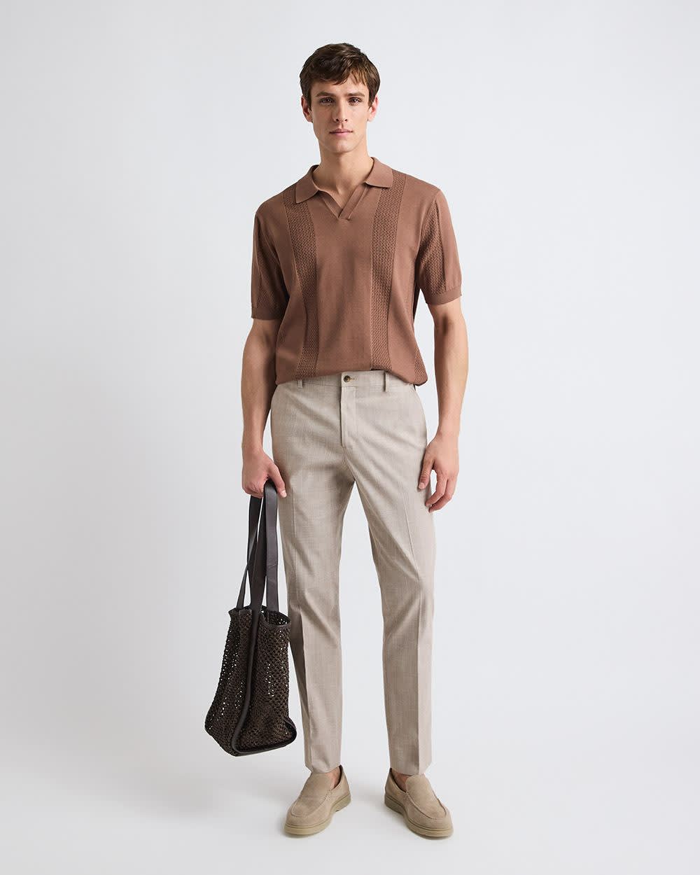 Slim-Fit Twill City Pant