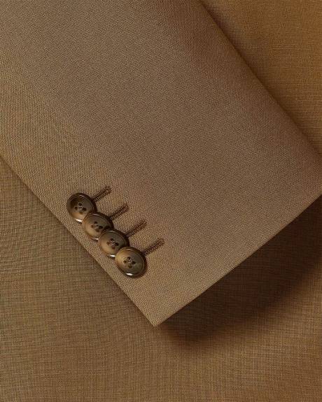 Veston de Complet en Laine à Coupe Étroite