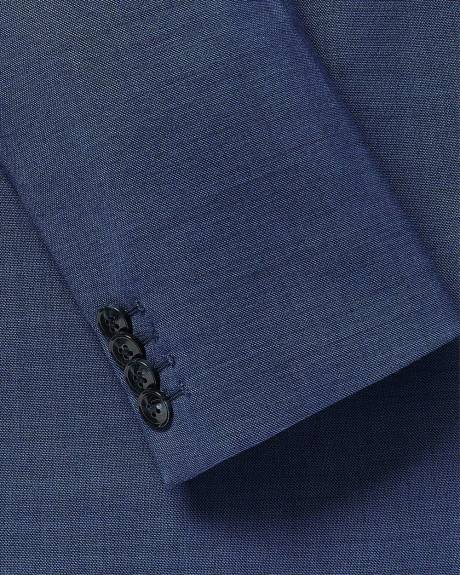 Veston Essentiel en Laine Bleu Moyen