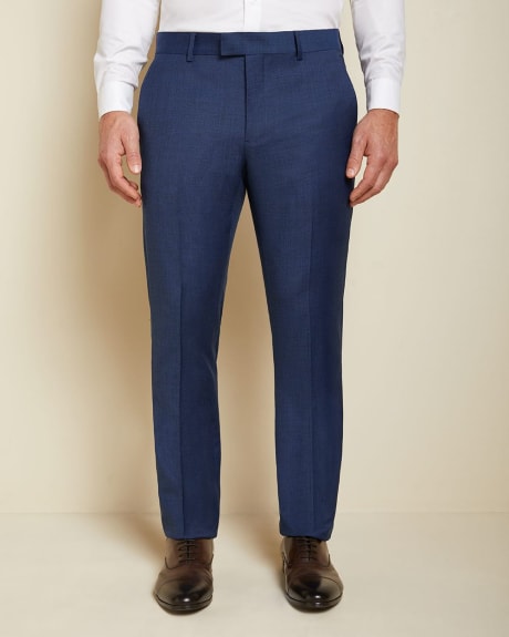 Essential Slim Fit blue wool-blend suit Pant - 34''