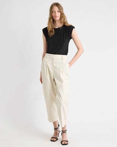 Haut à Manches Très Courtes Utilitaires et Col Rond