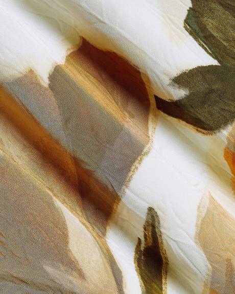 Robe Midi Sans Manches &agrave; Encolure Licou