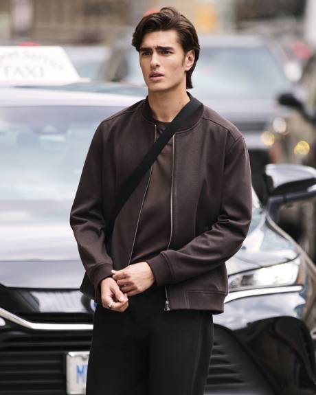 Chocolate Bomber Jacket