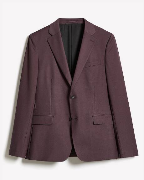 Slim-Fit Lavender Suit Blazer