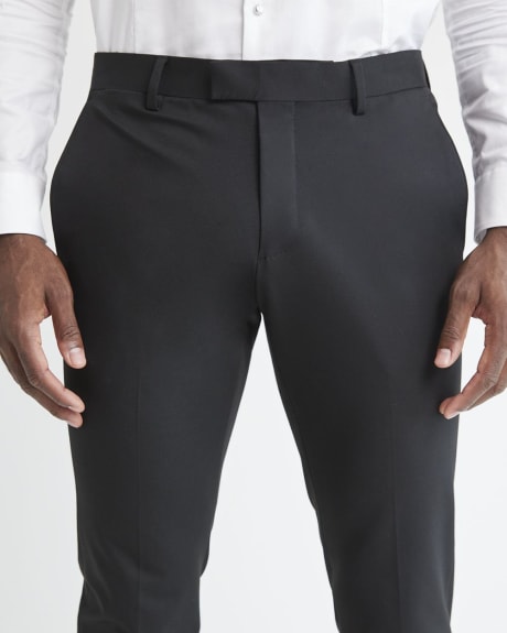 Black Slim Fit Twill Suit Pant