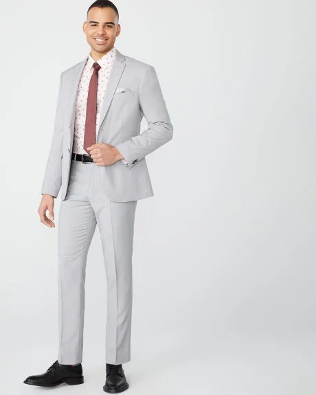Essential Athletic Fit light heather Grey suit pant