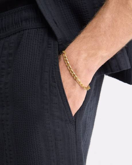 Stainless Steel Figaro Bracelet