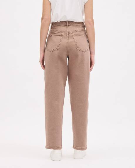 High-Rise Barrel Jeans