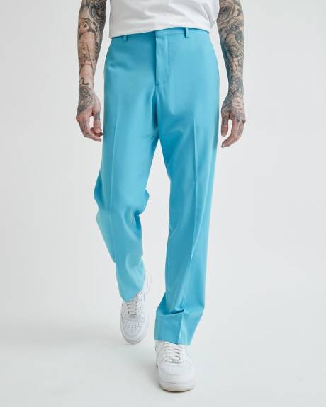 Relaxed Fit Neon Suit Pant