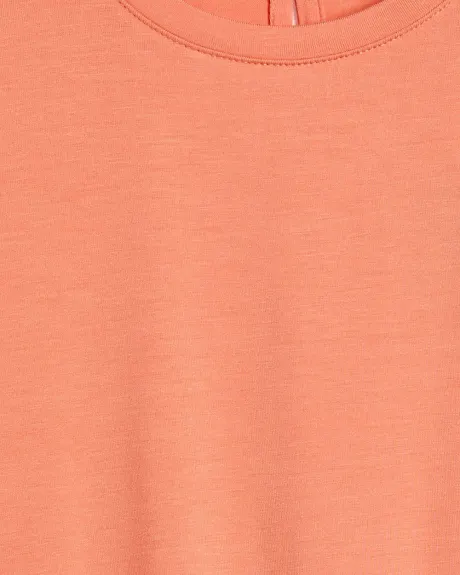 T-Shirt Musclé Coloré à Col Rond Essentiel