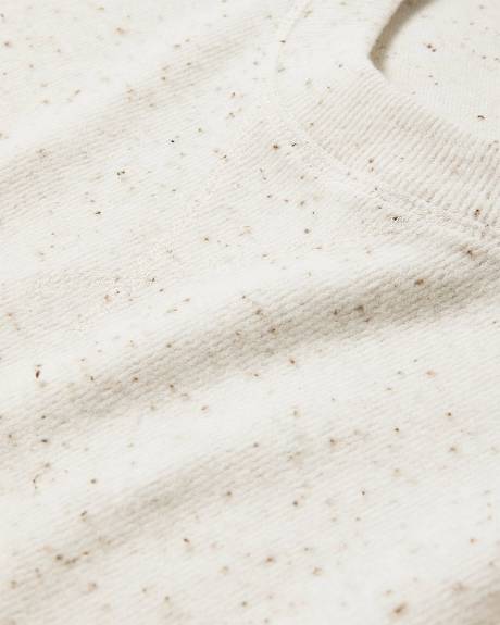 Long-Sleeve Crew-Neck Ribbed Sweater