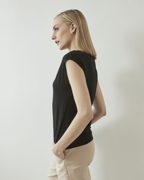 Extended-Sleeve Crew-Neck T-Shirt