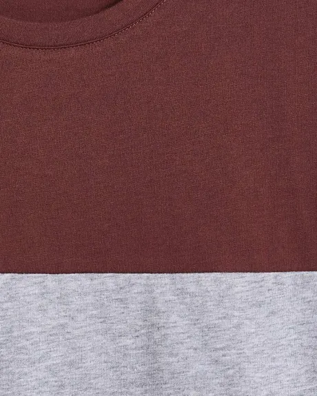 Relaxed T-Shirt with Colour Blocks