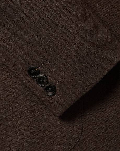 Slim-Fit Knit Blazer