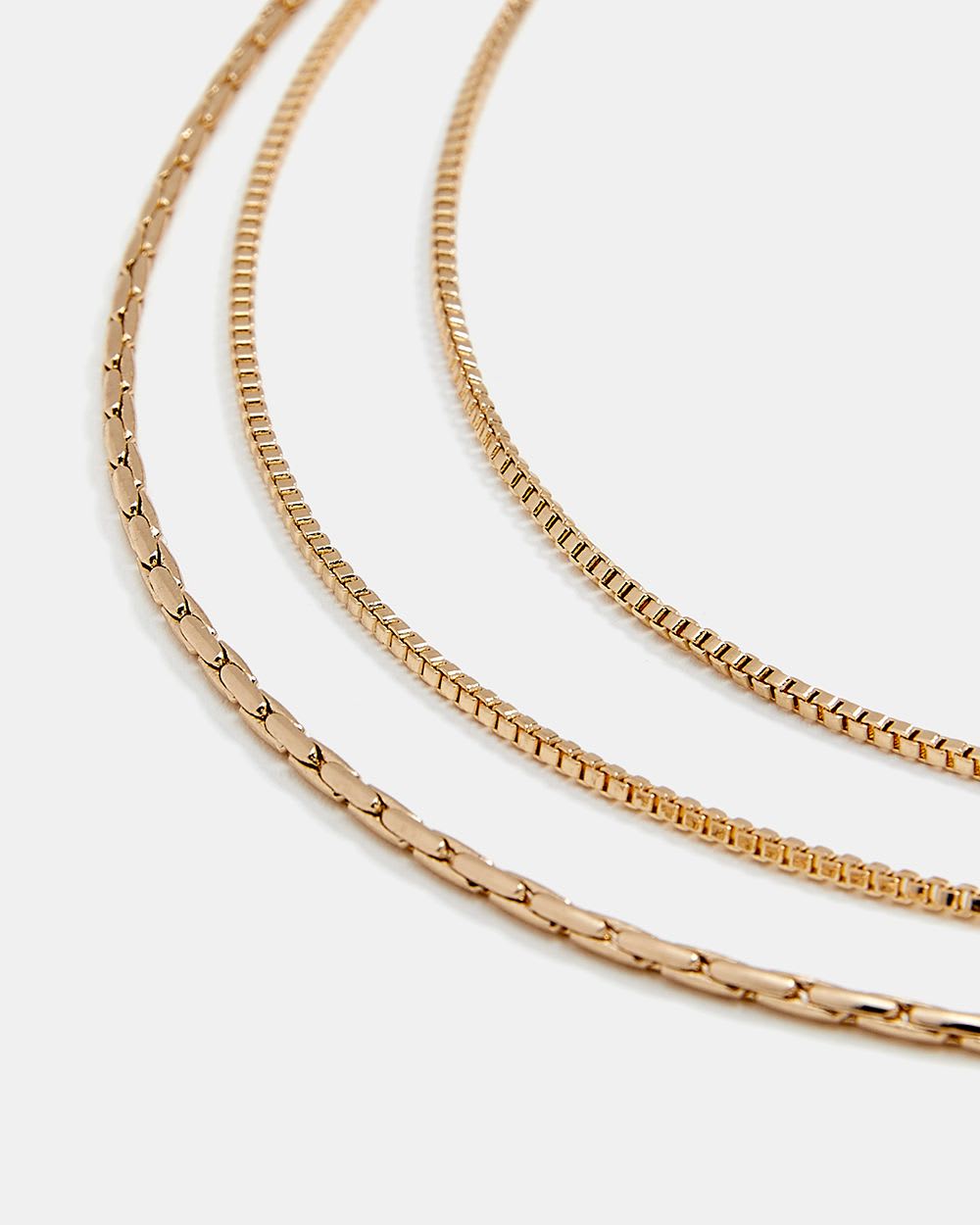 Brass Multi-Chain Necklace