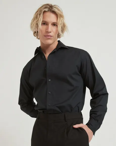 Gender-Neutral Poplin Long Shirt