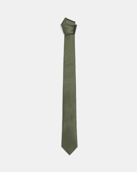 Cravate Régulière Verte Pâle