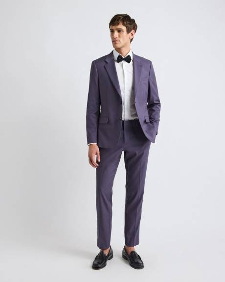 Slim-Fit Dark Violet Suit Pant