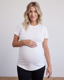 The Perfect Crew-Neck T-Shirt - Thyme Maternity