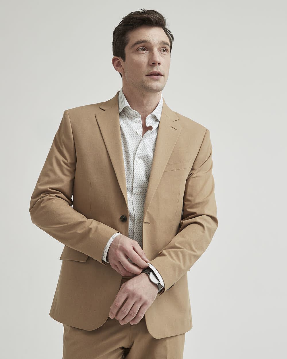 Men's Loose Cotton and Linen Suit Jacket,Summer Casual Lightweight Solid  Linen Shirt,Regular Fit Blazer Jacket for Men. (XXL, Khaki)