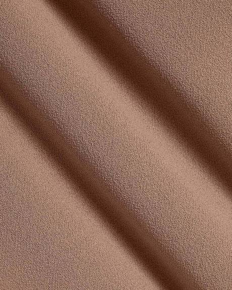 High-Rise Long-Wide-Leg Crepe Pant