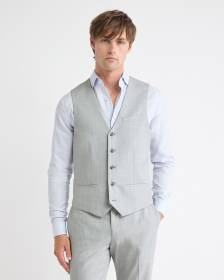 Essential Light Grey Suit Vest