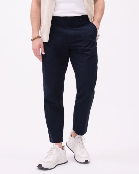 Cropped Linen Pant