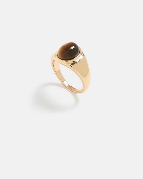 Bague avec Pierre Semi-Précieuse