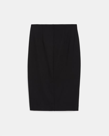 Black High Waist Pencil Skirt