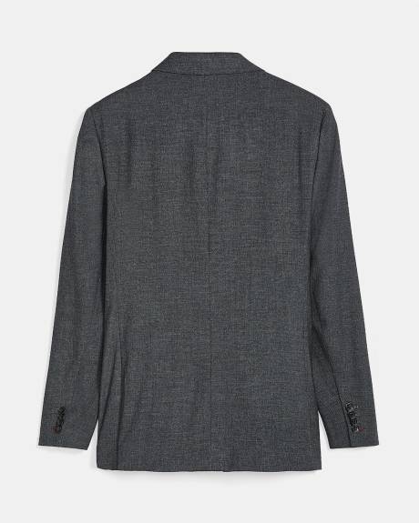 Regular Fit Essential Dark Grey Blazer