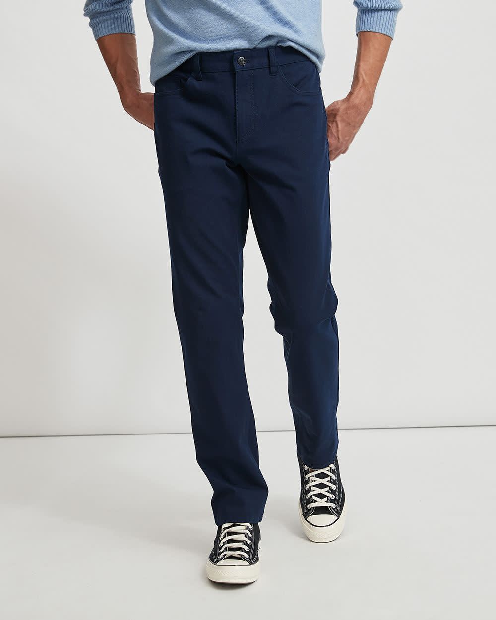 Straight Leg 5-Pocket Performance Pants