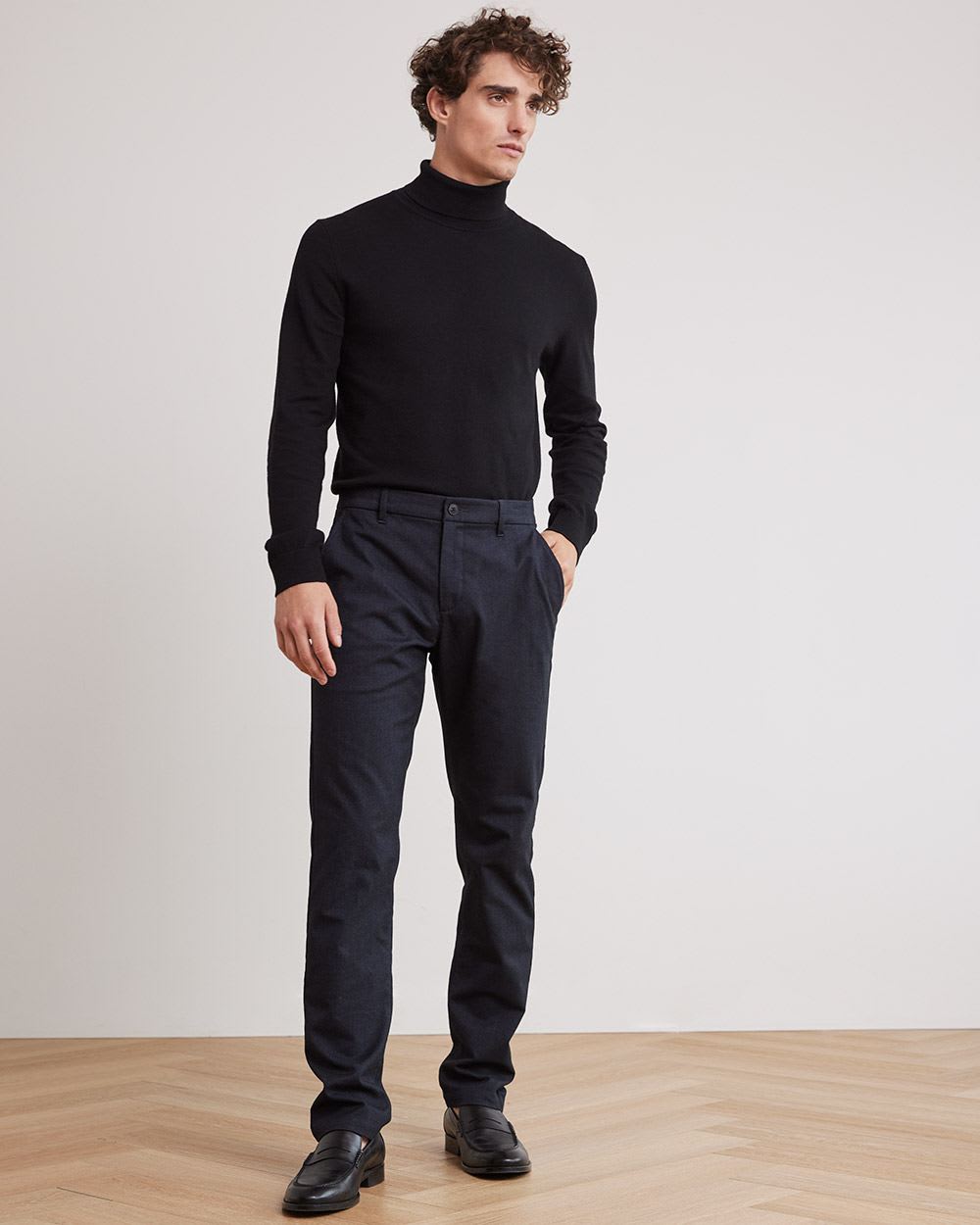 Basic Long-Sleeve Turtleneck Sweater | RW&CO.