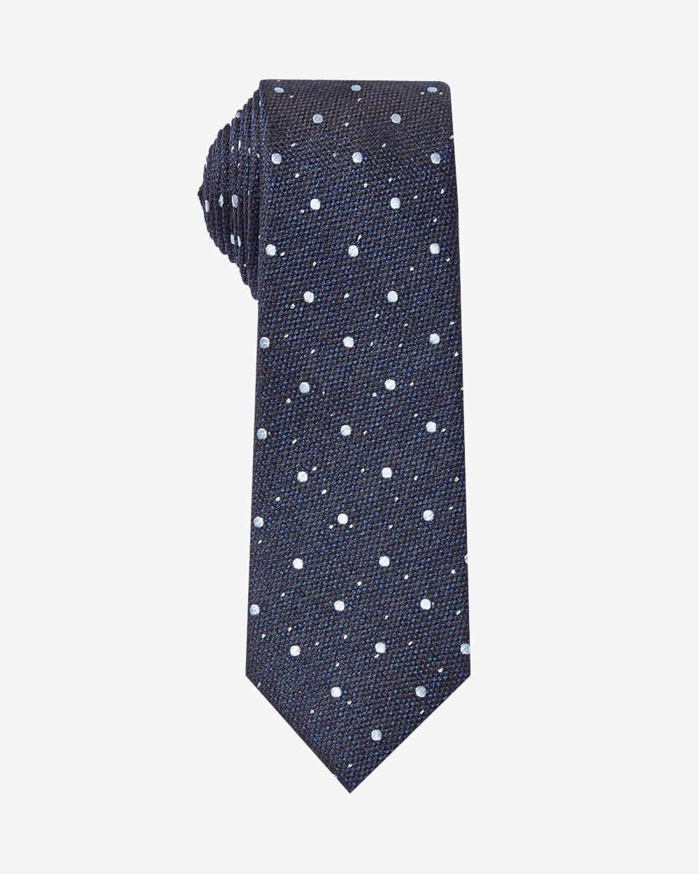 Regular blue tie with exploded dots | RW&CO.