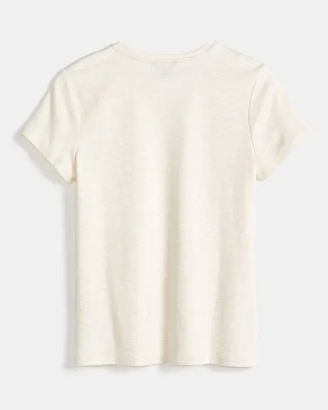 Heavy Cotton Fitted Crew-Neck T-Shirt