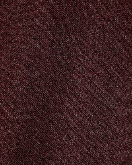 Slim-Fit Solid Flannel Shirt