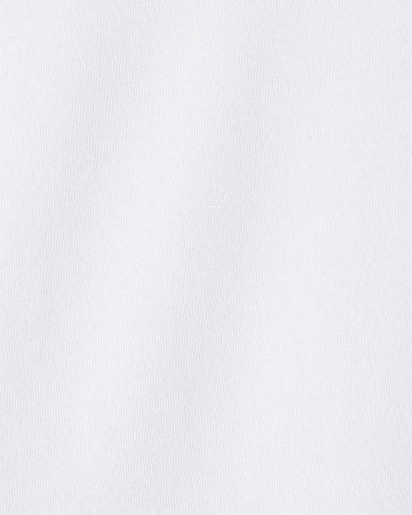 Relaxed-Fit Extended-Sleeve Crew-Neck Tee