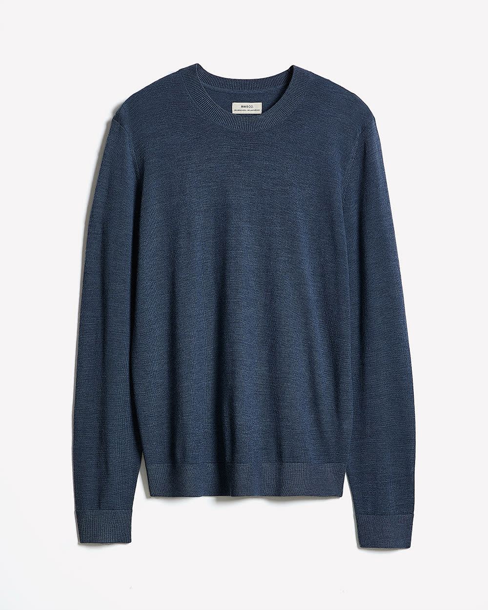 Merino Wool Crew Neck Sweater | RW&CO.