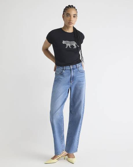 Organic Cotton Short-Sleeve Crew-Neck Tee