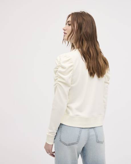 Long-Sleeve Crew-Neck French Terry Sweatshirt