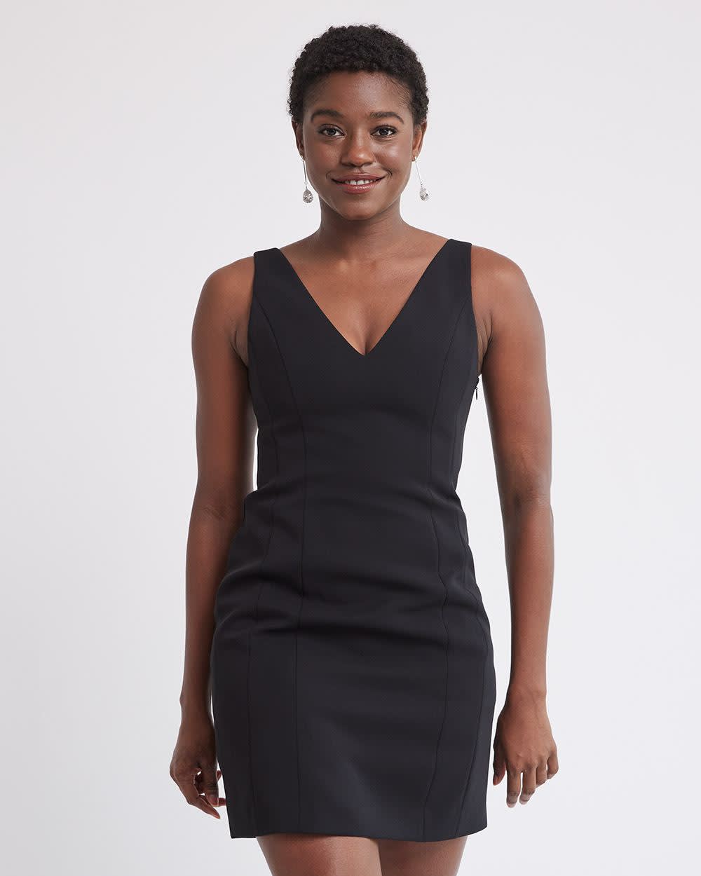 HDE Women's Travel Dress Sleeveless Summer Dress with Built-in Bra Black - L