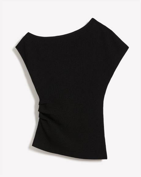 Pull Long Drapé Asymétrique