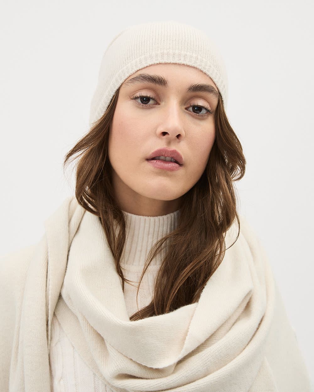 Wool-Blend Light Knit Beanie